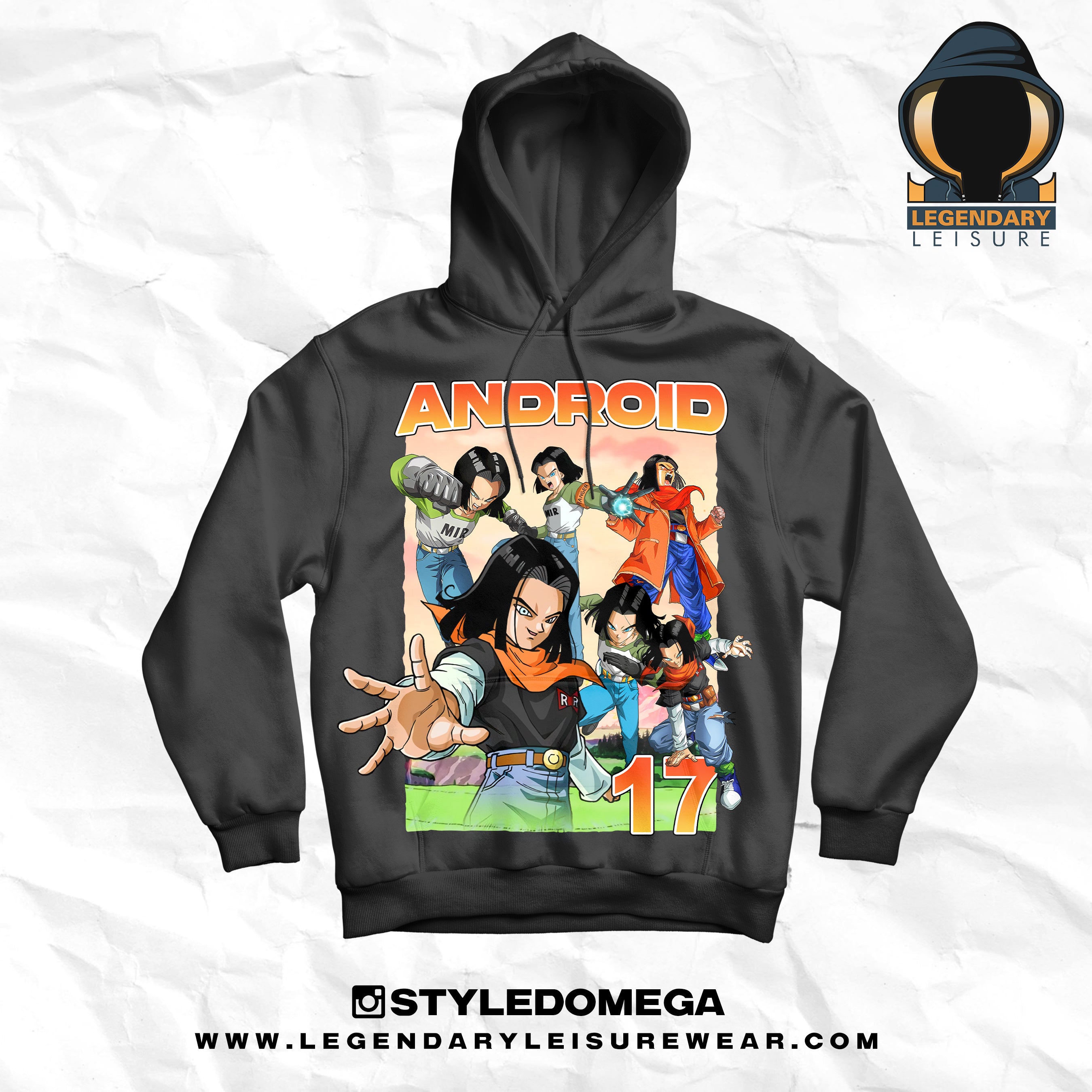 Z SUPER Android 17 Hoodie Legendary Leisure Wear