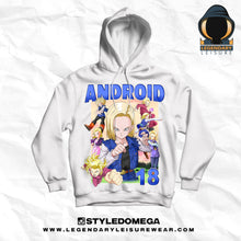 Load image into Gallery viewer, Z SUPER Android 18 Hoodie
