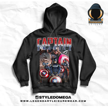 Load image into Gallery viewer, THROWBACK Captain America Hoodie
