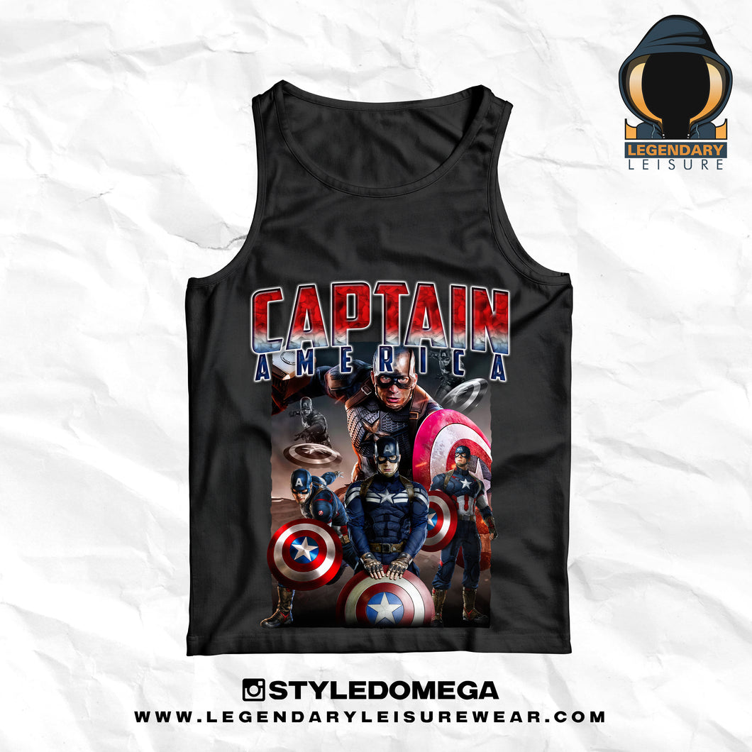 THROWBACK Captain America Tank