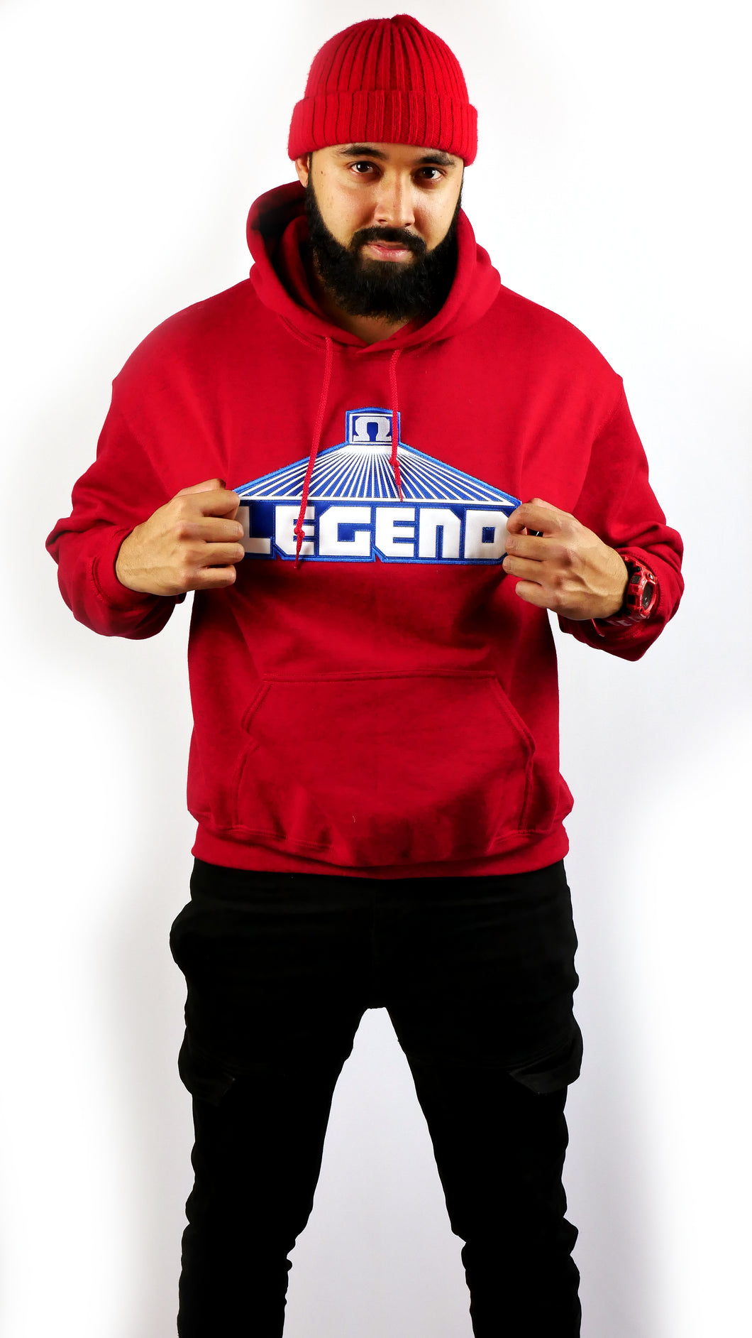 LEGENDARY Hoodie — Crimson Red