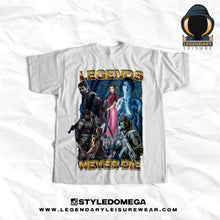 Load image into Gallery viewer, THROWBACK Legends Never Die Gaming Edition Tee
